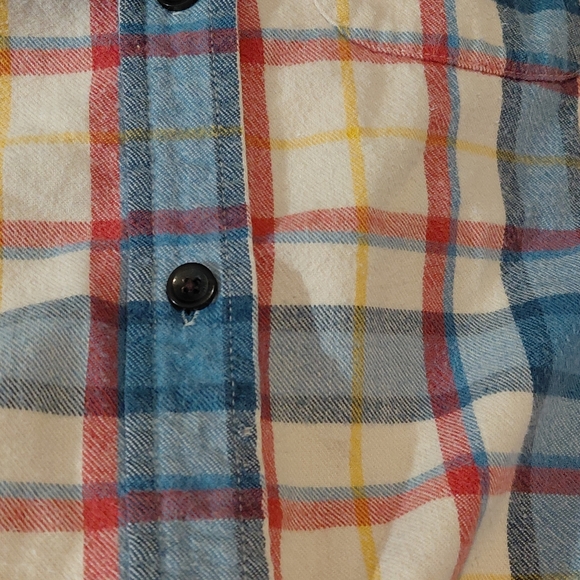 L.L. Bean Blue and Red Plaid Shirt - Picture 10 of 10
